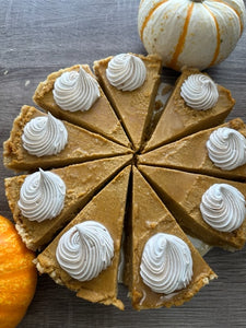 Vegan Pumpkin Cheesecake With Caramel